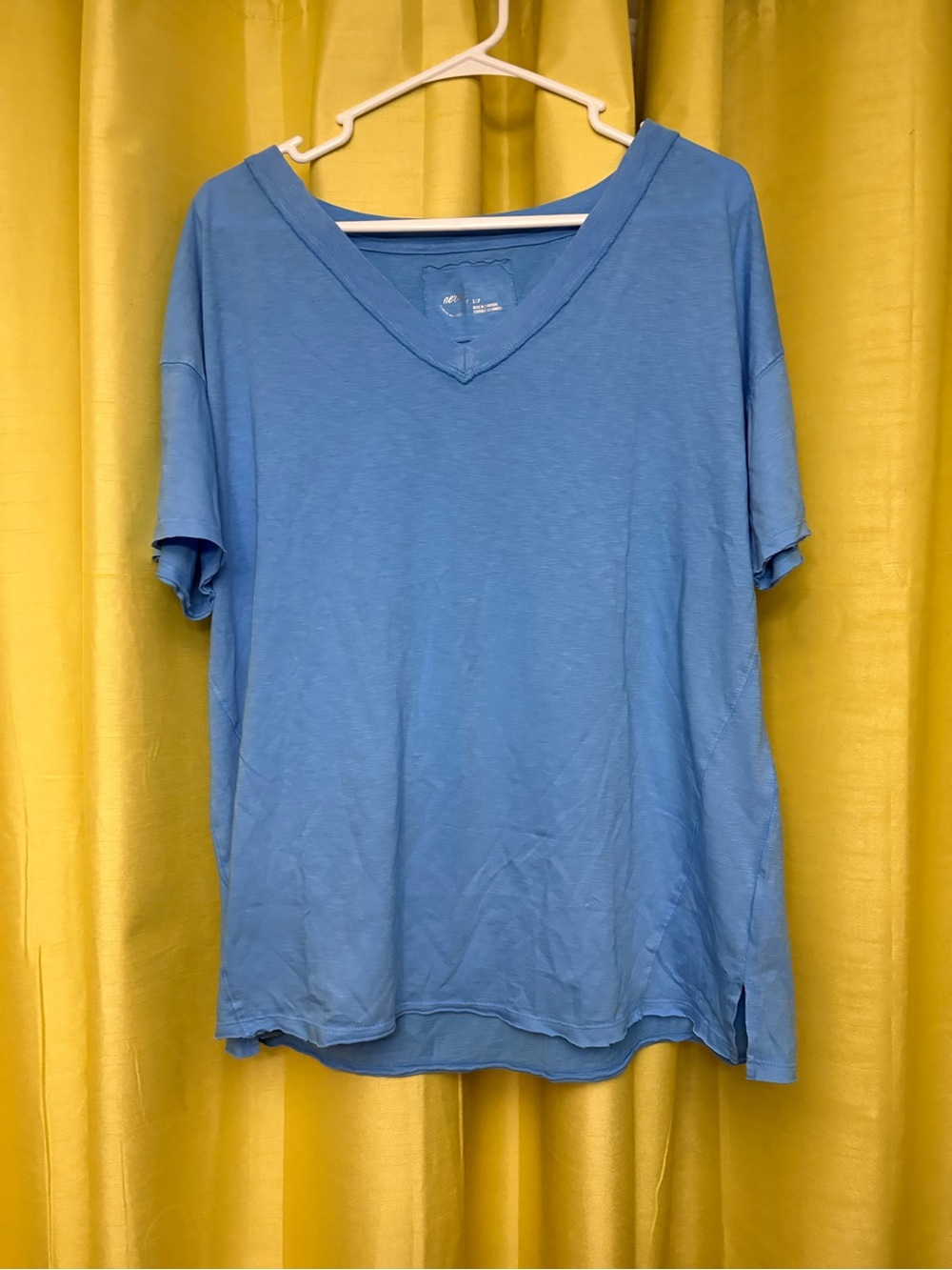 Classic Blue V-Neck Women’s Shirt